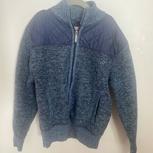 Blue Sweater Full Zip